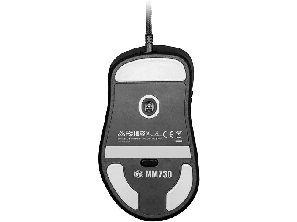 Cooler Master MM730 Lightspeed 16000DPI RGB fekete gamer egér