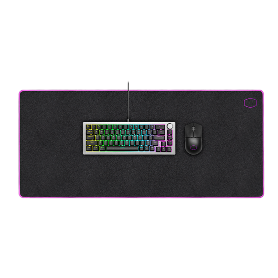 Cooler Master MP511 Speed XL gaming egérpad fekete-lila