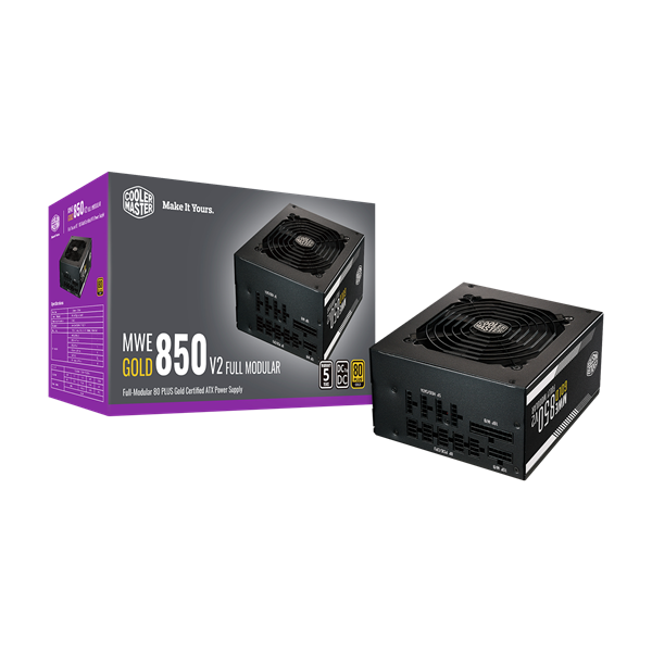 Cooler Master MPE-8501-AFAAG-3EU 850W 80+ Gold ventillátorral moduláris dobozos tápegység