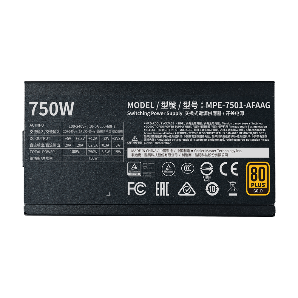 Cooler Master MPE-7501-AFAAG-EU táp
