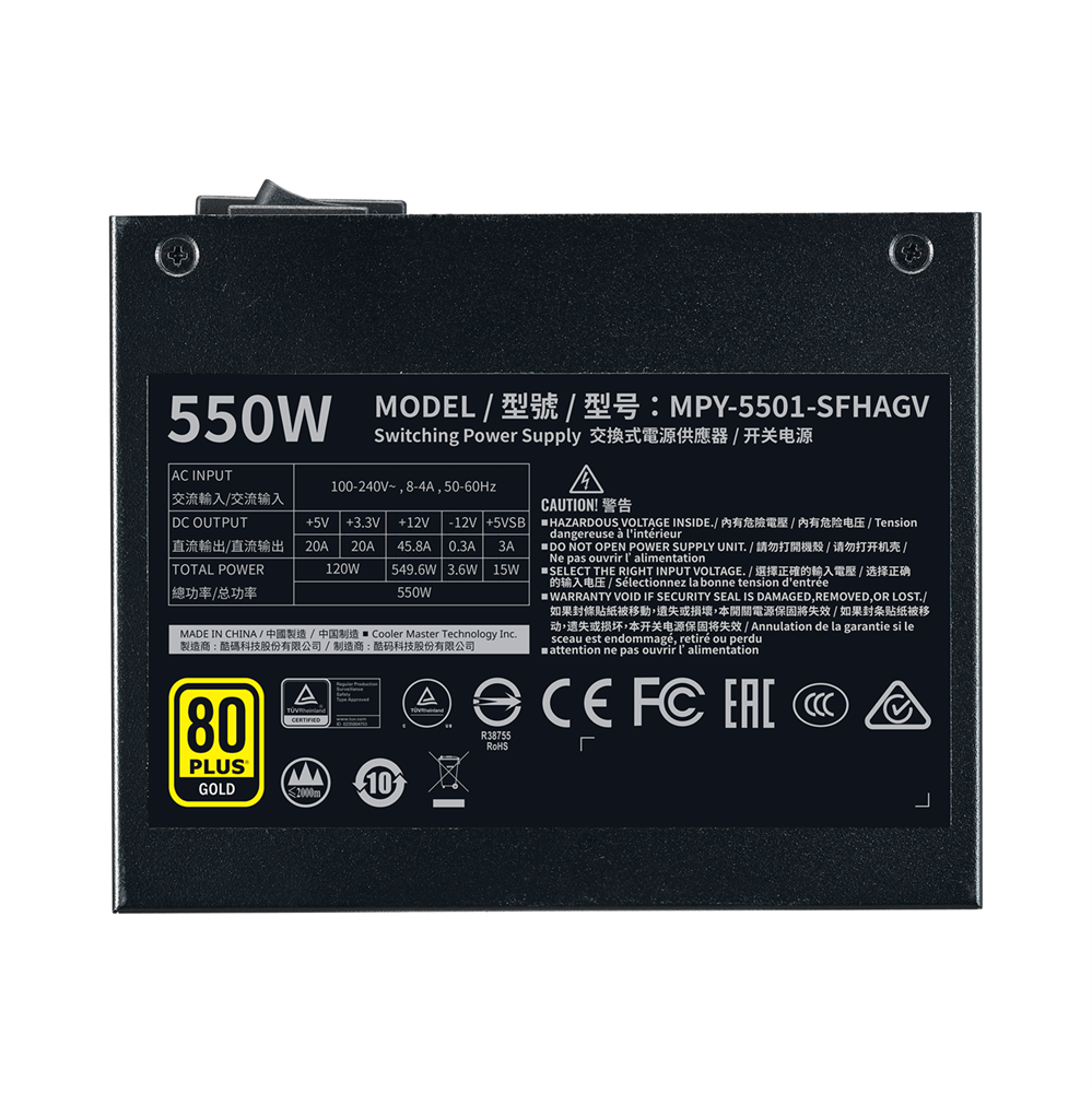 Cooler Master MPY-5501-SFHAGV-EU táp
