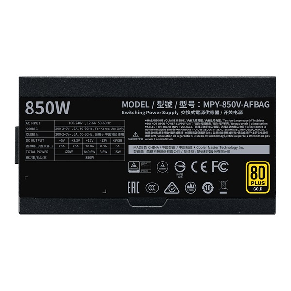 Cooler Master MPY-850V-AFBAG-EU táp