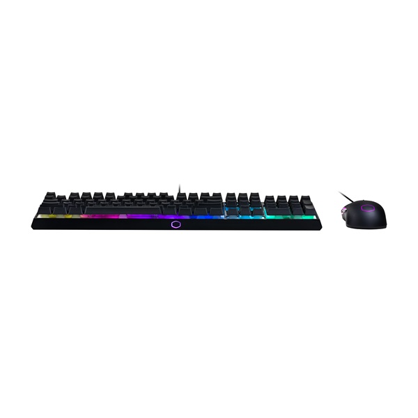 Cooler Master MS-110 HUN fekete USB RGB világító billentyűzet + egér