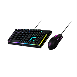 Cooler Master MS-110 HUN fekete USB RGB világító billentyűzet + egér