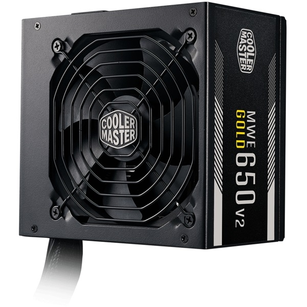 Cooler Master MWE 650W 80+ Gold - V2 12cm ventillátorral dobozos tápegység