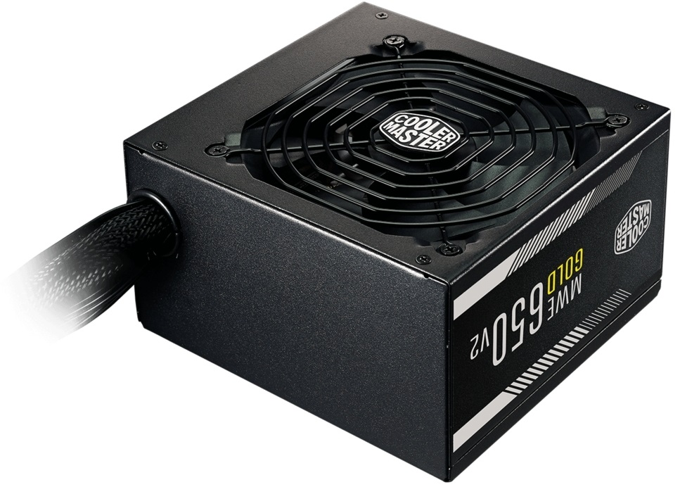 Cooler Master MWE 650W 80+ Gold - V2 12cm ventillátorral dobozos tápegység