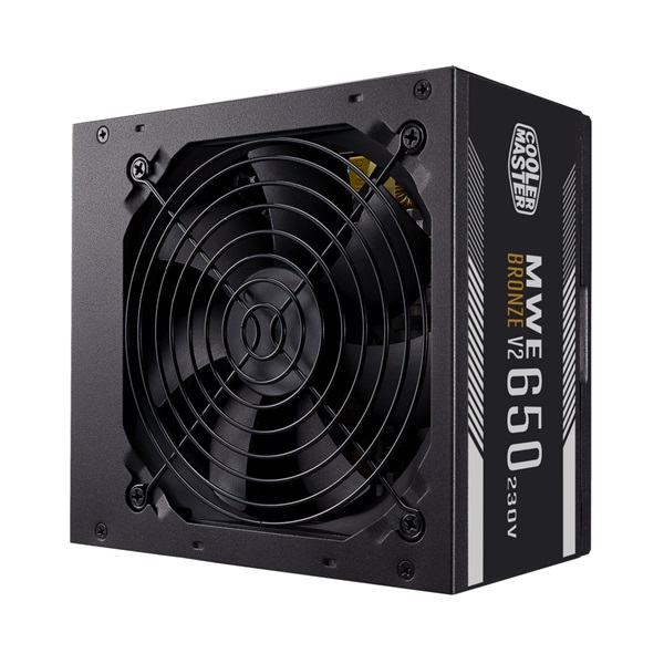Cooler Master MWE 650W Bronze EU 230V V2 12cm ventilátorral dobozos tápegység