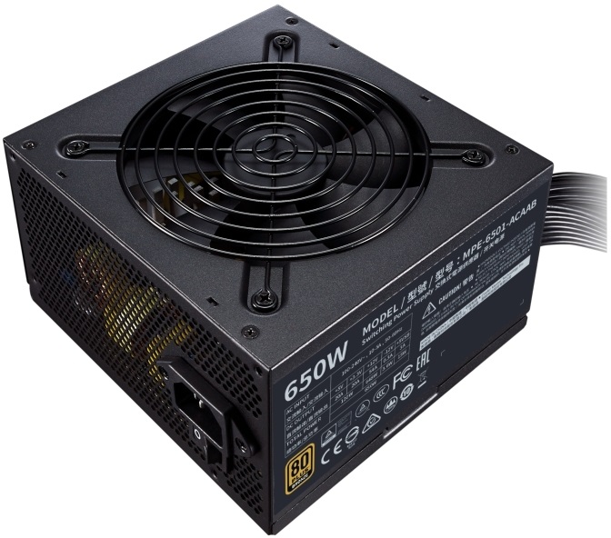 Cooler Master MWE 650W Bronze V2 12cm ventilátorral dobozos tápegység