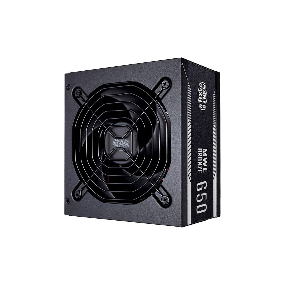 Cooler Master MWE 650W GOLD 12cm ventillátorral dobozos tápegység