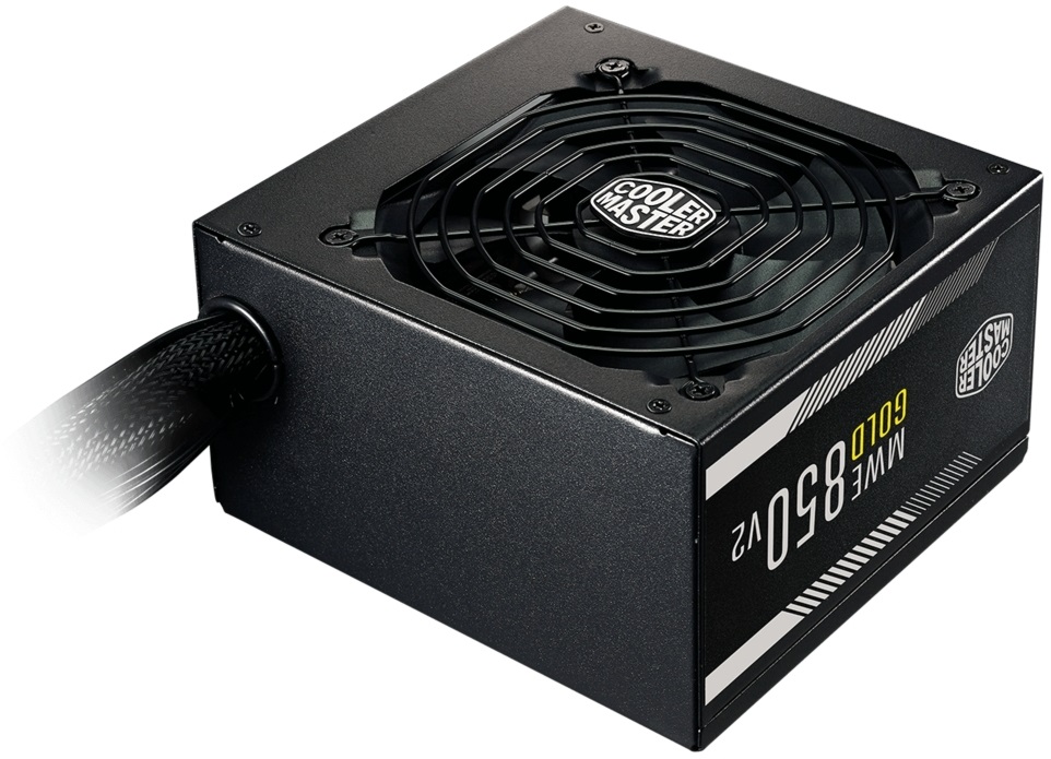 Cooler Master MWE 850W 80+ Gold - V2 12cm ventillátorral dobozos tápegység