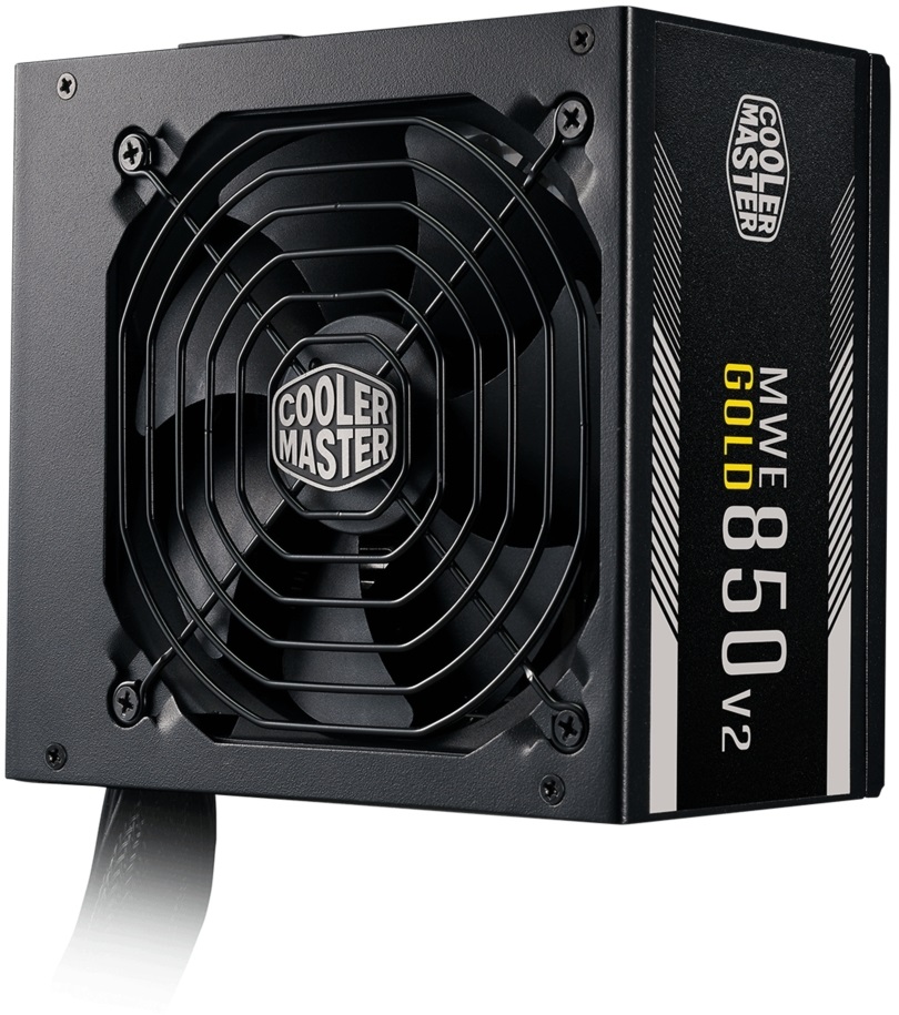 Cooler Master MWE 850W 80+ Gold - V2 12cm ventillátorral dobozos tápegység