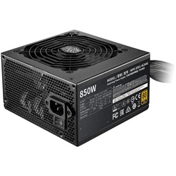 Cooler Master MWE 850W 80+ Gold - V2 12cm ventillátorral dobozos tápegység