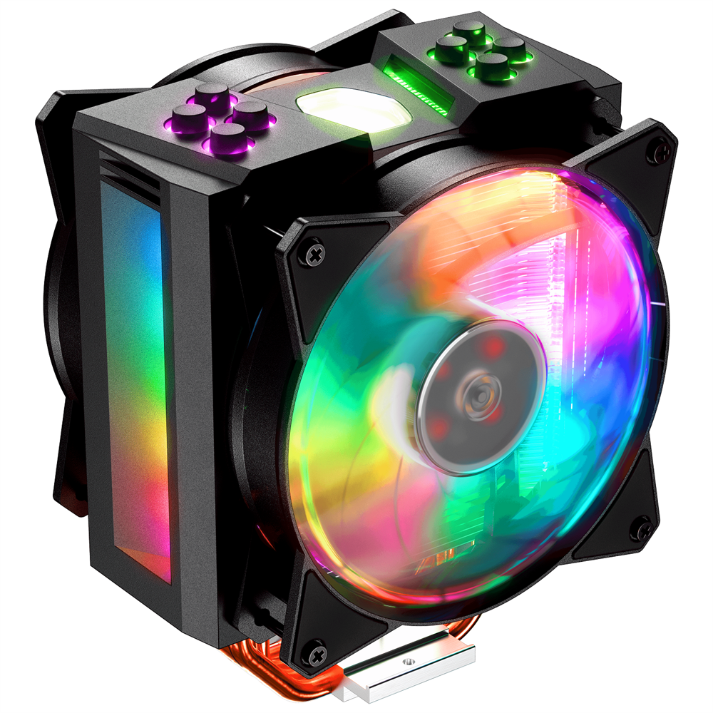 Cooler Master MasterAir MA410M 84x129x158 650-2000RPM (Intel, AMD) LED processzor hűtő