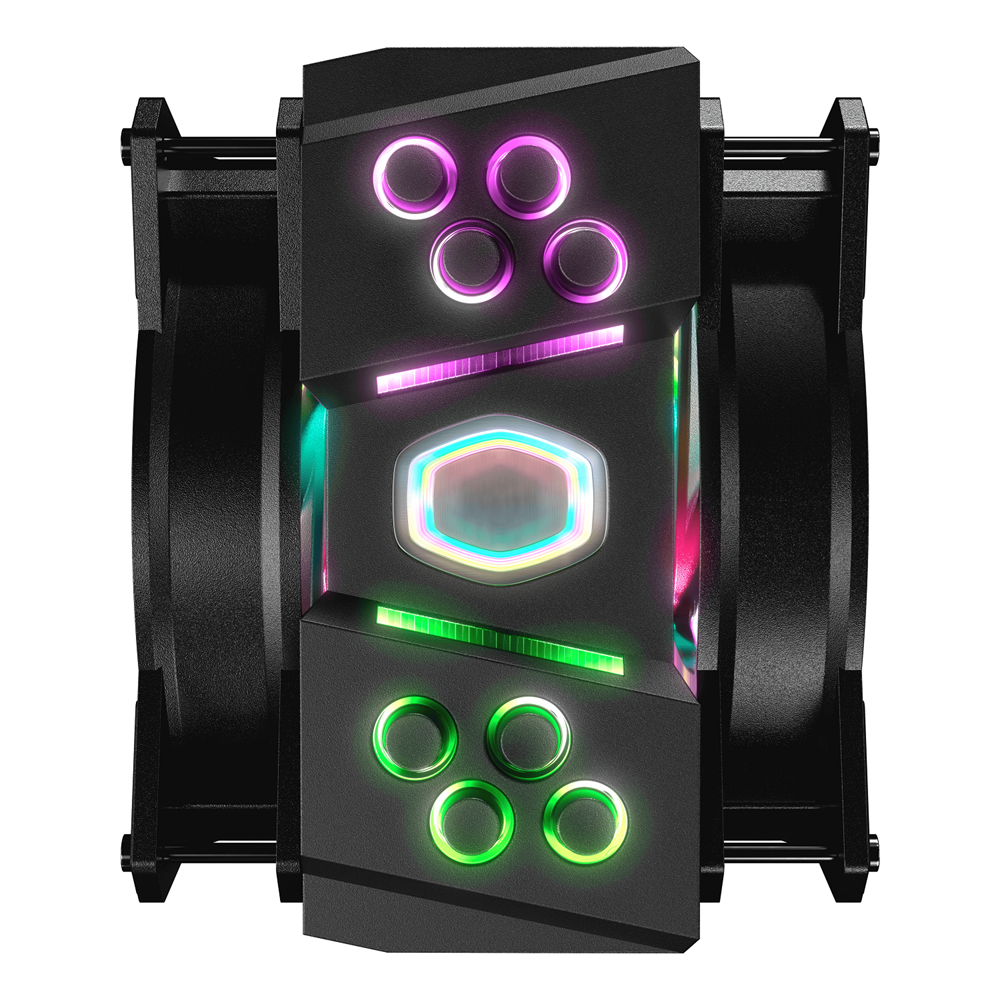 Cooler Master MasterAir MA410M 84x129x158 650-2000RPM (Intel, AMD) LED processzor hűtő