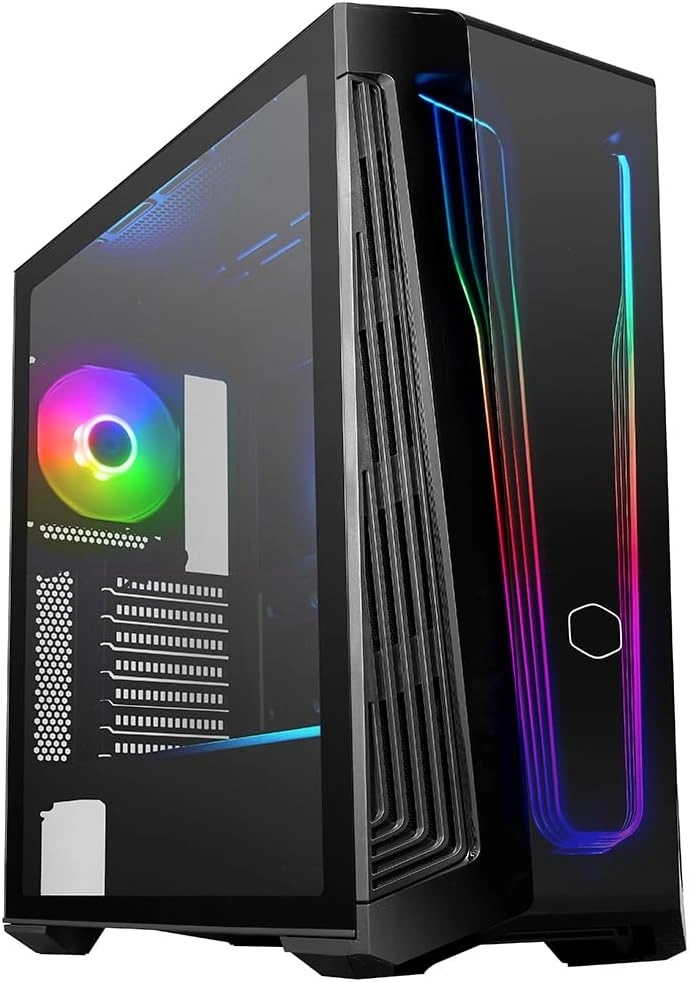 Cooler Master MasterBox 540 táp nélküli ablakos Mid Tower számítógépház fekete