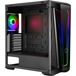 Cooler Master MasterBox 540 táp nélküli ablakos Mid Tower számítógépház fekete