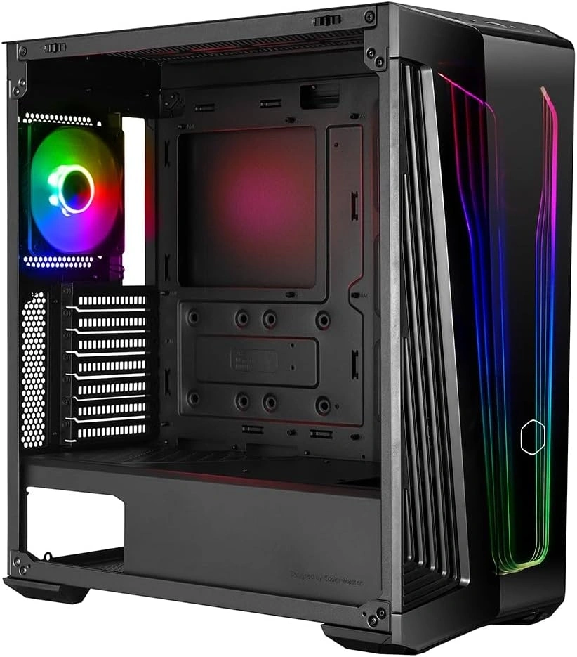 Cooler Master MasterBox 540 táp nélküli ablakos Mid Tower számítógépház fekete