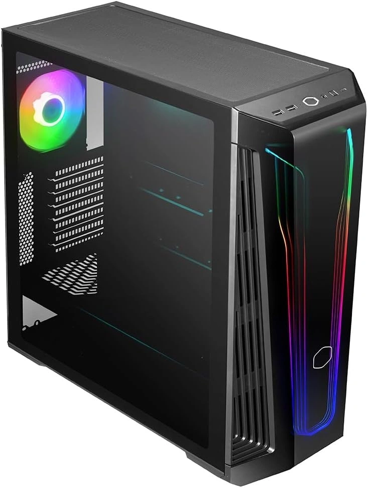 Cooler Master MasterBox 540 táp nélküli ablakos Mid Tower számítógépház fekete