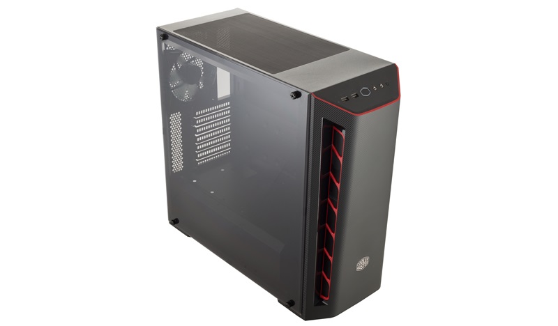 Cooler Master MasterBox B510L fekete-piros ATX ház