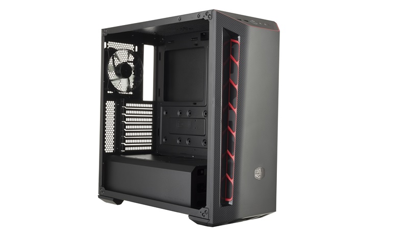 Cooler Master MasterBox B510L fekete-piros ATX ház