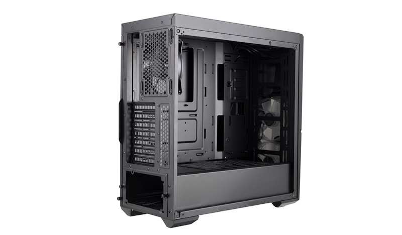 Cooler Master MasterBox K500D RGB fekete mATX ház