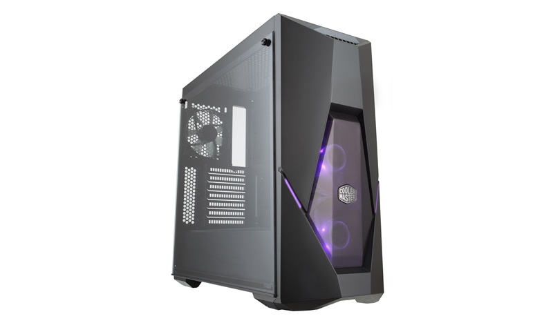 Cooler Master MasterBox K500D RGB fekete mATX ház