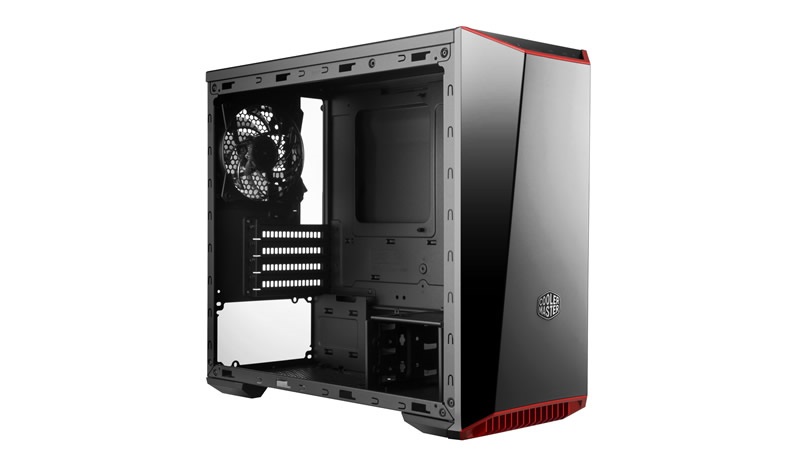 Cooler Master MasterBox Lite 3.1 TG táp nélküli fekete mATX ház