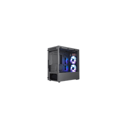 Cooler Master MasterBox MB320L ARGB fekete (táp nélküli) mini-ITX ház