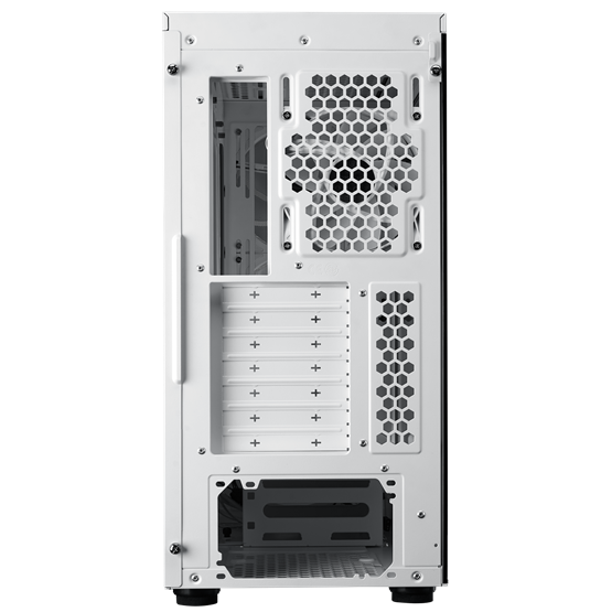 Cooler Master MasterBox MB600 fehér (táp nélküli) ablakos mATX ház