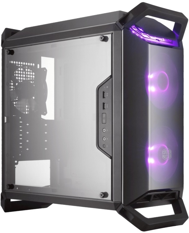 Cooler Master MasterBox Q300P ablakos fekete mATX ház