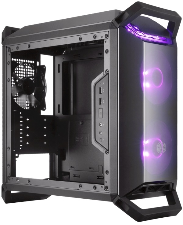 Cooler Master MasterBox Q300P ablakos fekete mATX ház