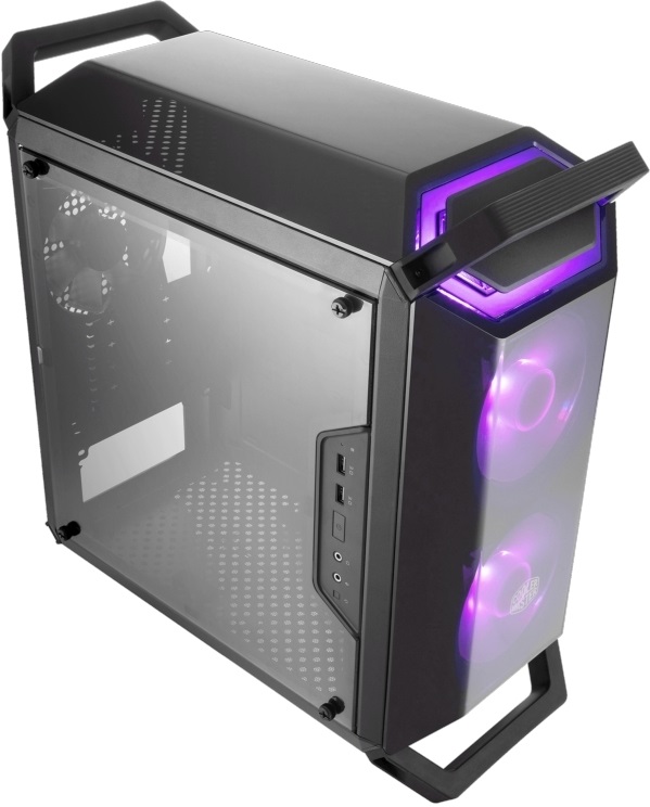 Cooler Master MasterBox Q300P ablakos fekete mATX ház