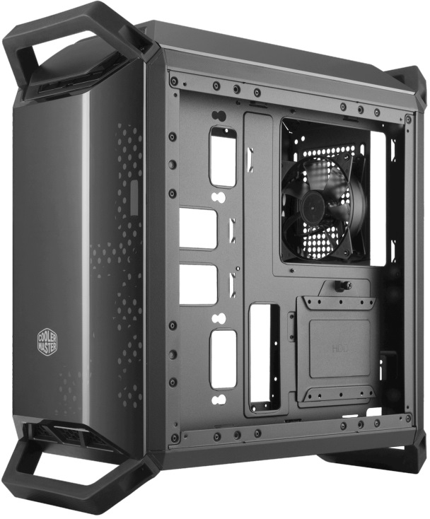 Cooler Master MasterBox Q300P ablakos fekete mATX ház
