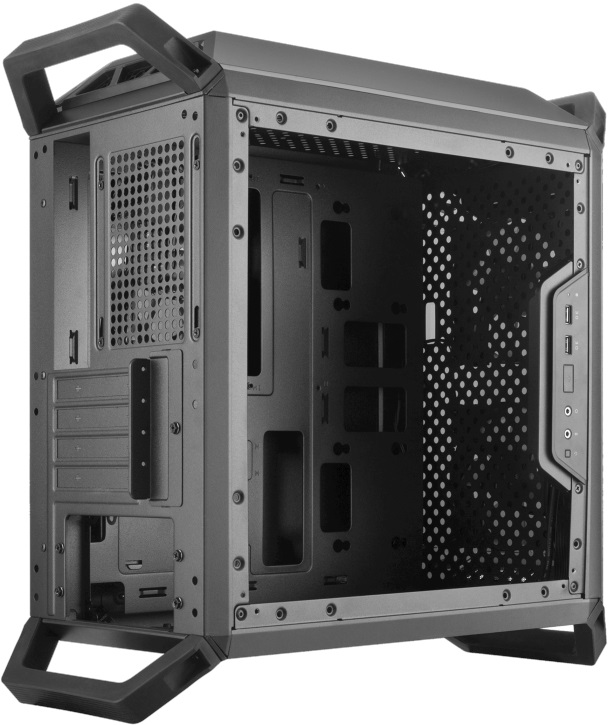 Cooler Master MasterBox Q300P ablakos fekete mATX ház