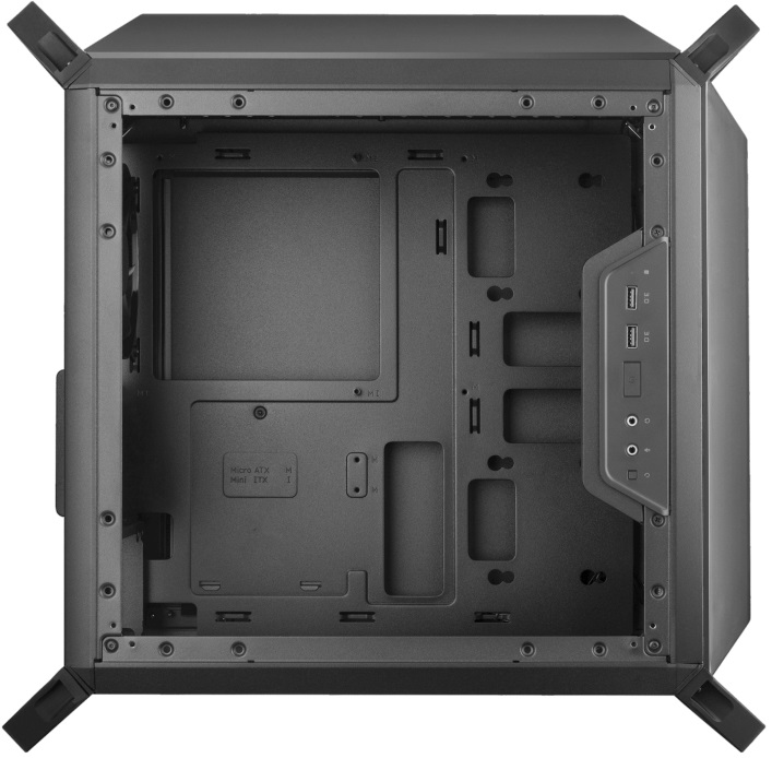 Cooler Master MasterBox Q300P ablakos fekete mATX ház