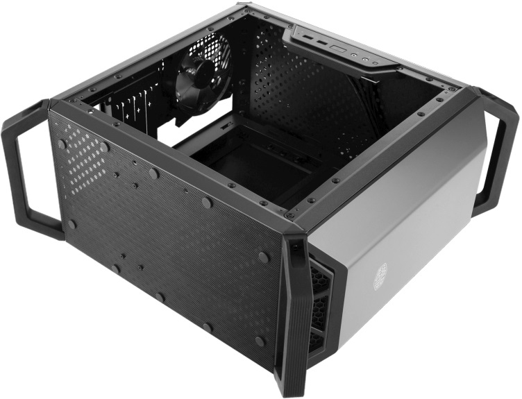 Cooler Master MasterBox Q300P ablakos fekete mATX ház
