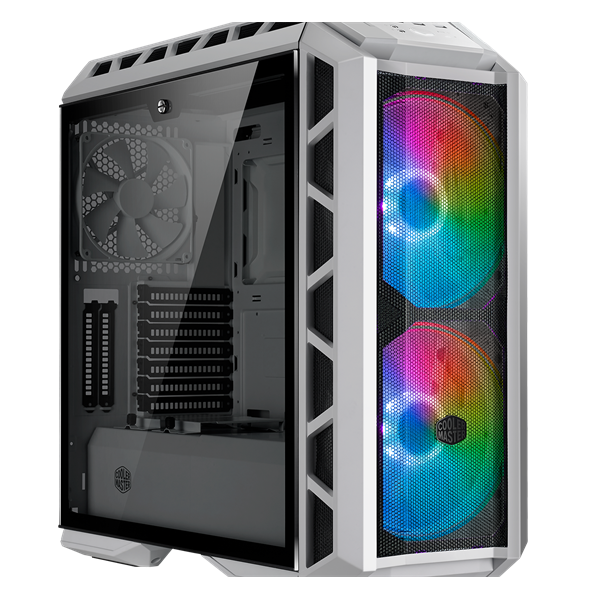 Cooler Master MasterCase H500P Mesh White ARGB fehér (táp nélküli) mATX ház
