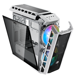 Cooler Master MasterCase H500P Mesh White ARGB fehér (táp nélküli) mATX ház
