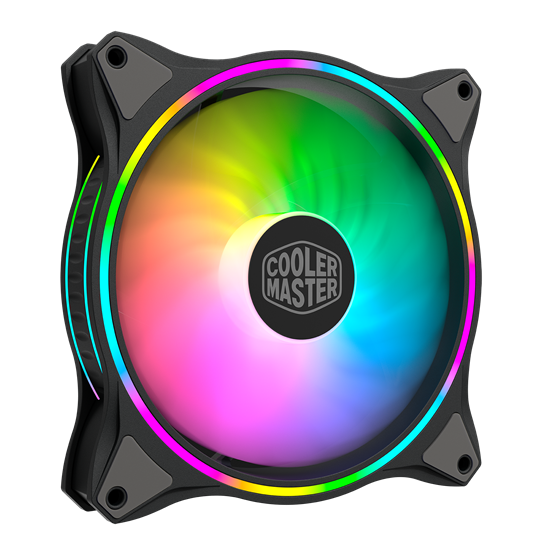Cooler Master MasterFan MF140 Halo RGB 140mm fekete ház hűtőventilátor