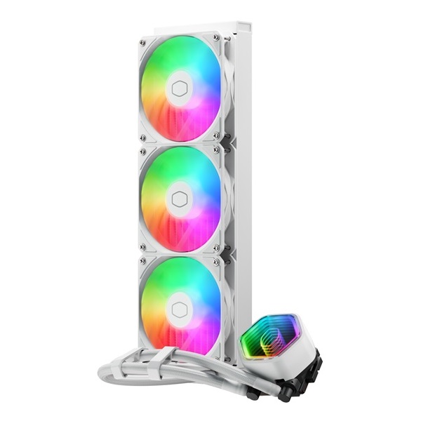 Cooler Master MasterLiquid 360 Core II fehér vízhűtéses processzor hűtő