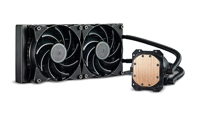 Cooler Master MasterLiquid Lite 240 80x76x42mm 650-2000RPM (Intel, AMD) vízhűtéses processzor hűtő
