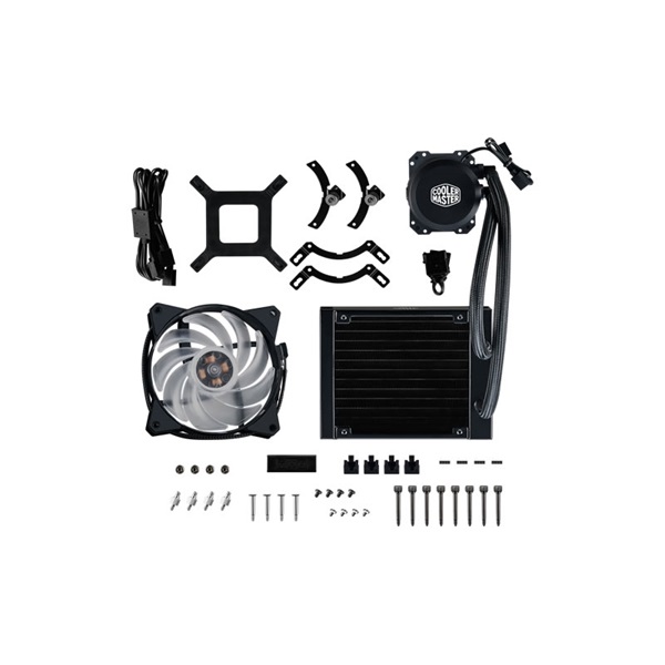 Cooler Master MasterLiquid ML120L 80x76x42mm 650-2000RPM (Intel, AMD) RGB led vízhűtéses processzor hűtő