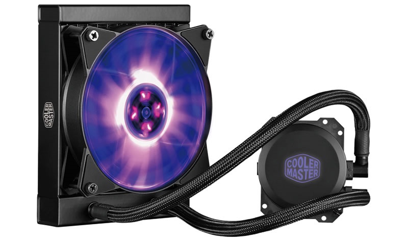 Cooler Master MasterLiquid ML120L 80x76x42mm 650-2000RPM (Intel, AMD) RGB led vízhűtéses processzor hűtő