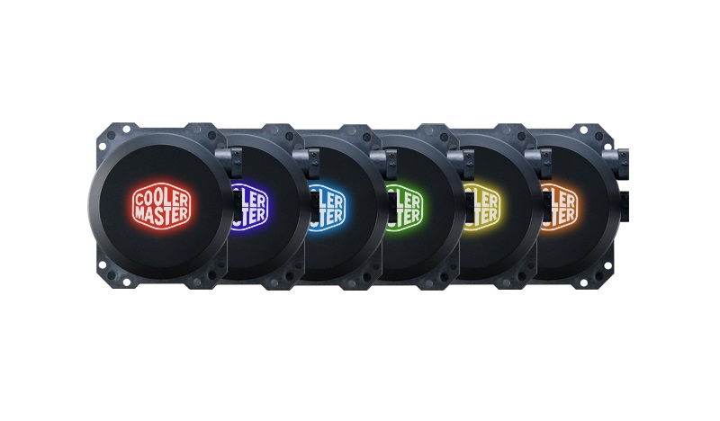 Cooler Master MasterLiquid ML120L 80x76x42mm 650-2000RPM (Intel, AMD) RGB led vízhűtéses processzor hűtő