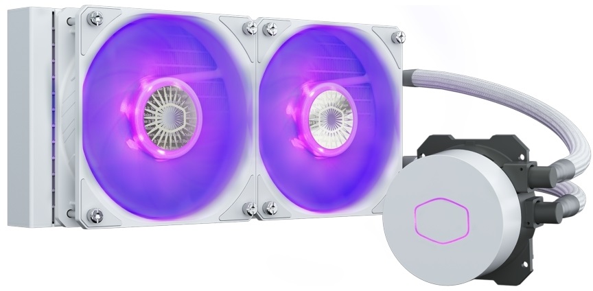 Cooler Master MasterLiquid ML240L V2 RGB White edition vízhűtéses processzor hűtő