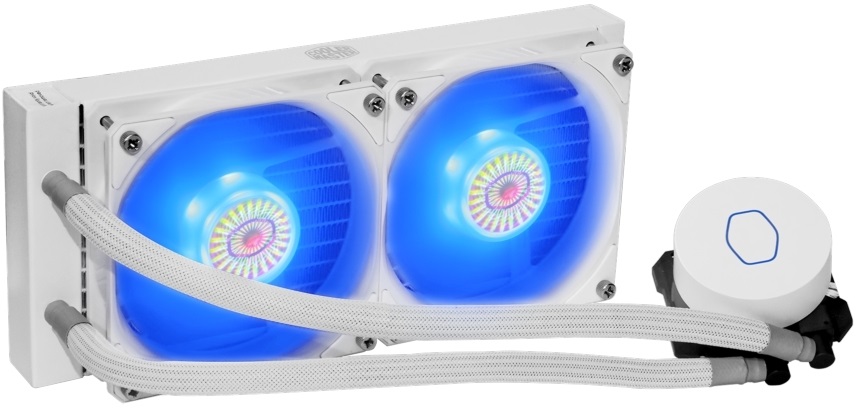 Cooler Master MasterLiquid ML240L V2 RGB White edition vízhűtéses processzor hűtő