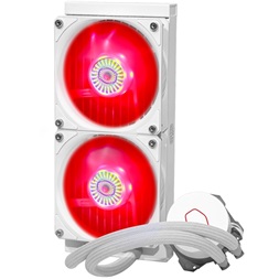 Cooler Master MasterLiquid ML240L V2 RGB White edition vízhűtéses processzor hűtő