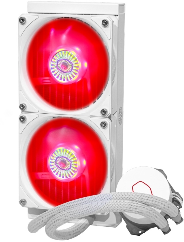 Cooler Master MasterLiquid ML240L V2 RGB White edition vízhűtéses processzor hűtő