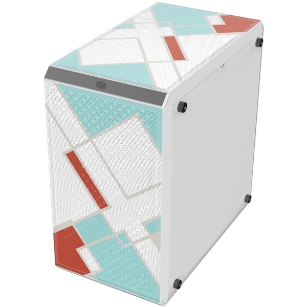 Cooler Master Micro MasterBox Q300L Retro ablakos fehér mATX ház