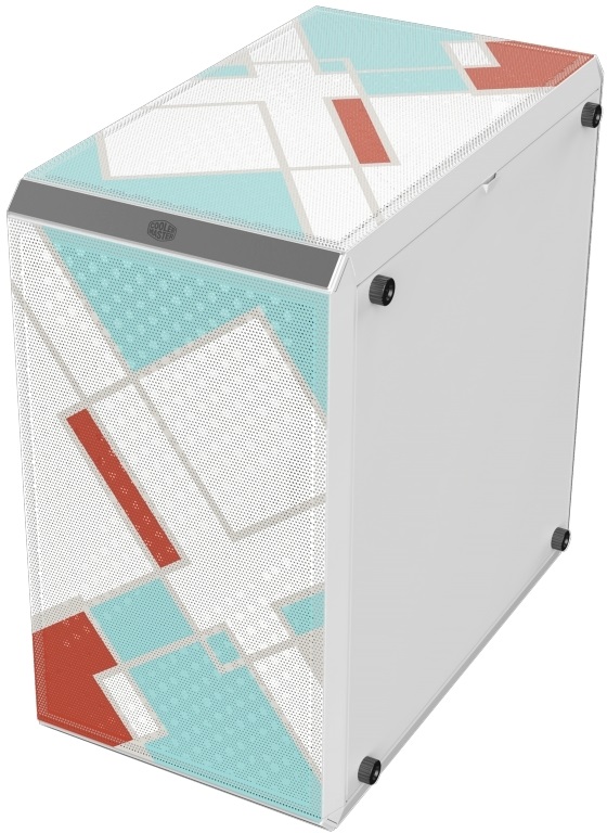 Cooler Master Micro MasterBox Q300L Retro ablakos fehér mATX ház